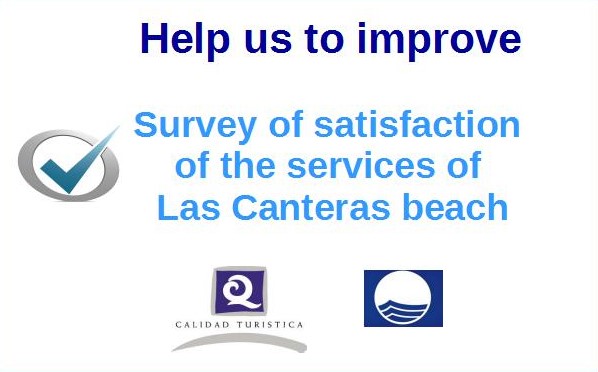 Survey of satisfaction of the services of Las Canteras beach