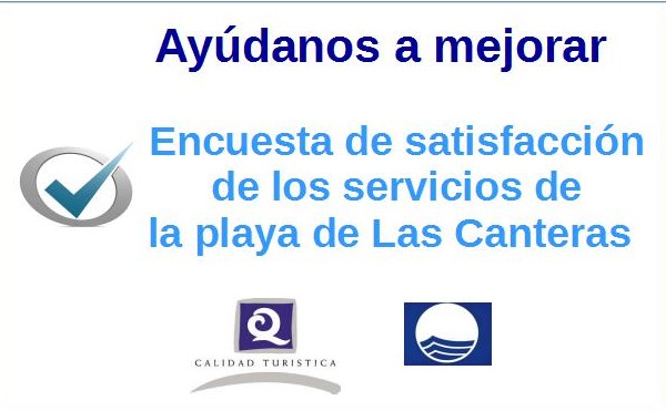 Encuesta de satisfacción de los servicios de la Playa de Las Canteras