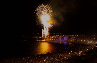 Las Canteras. Noche de San Juan 